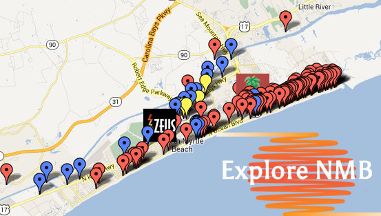 North Myrtle Beach Map - Explore NMB
