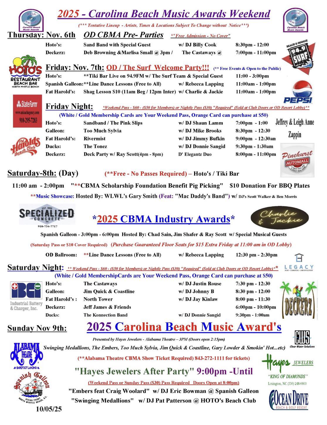 cbma weekend